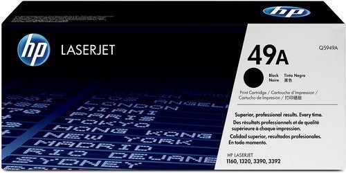 HP Q5949A 49A Toner Cartridge, Black