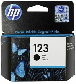 HP 123 Black Ink Cartridge