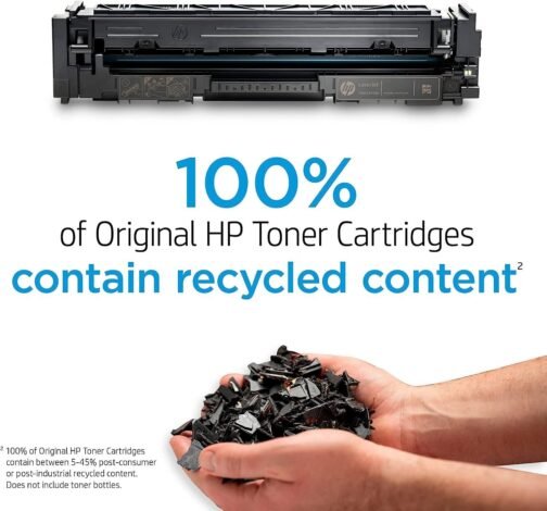 HP 202A Yellow Toner Cartridge CF502A - Image 5