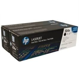 HP 304A Black Toner Cartridge (Dual Pack)