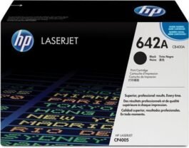 HP 642A Toner Cartridge, Black, CB400A