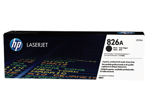 HP 826A Toner Cartridge, Black