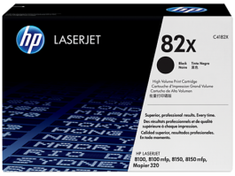 HP 82X High Yield Toner Cartridge, Black