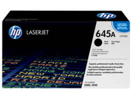 HP C9730A 645A Toner Cartridge, Black