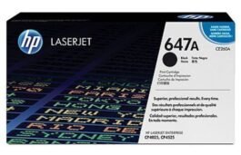 HP CE260A 647A Toner Cartridge, Black