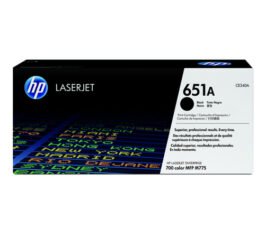 HP CE340A 651A Toner Cartridge, Black