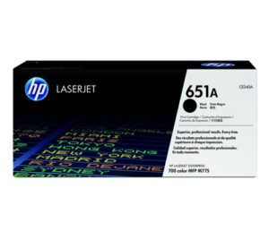 HP CE340A 651A Toner Cartridge, Black