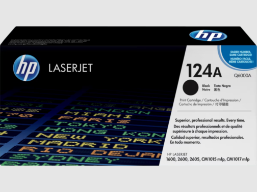 HP Q6000A 124A Black Toner Cartridge