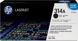HP Q7560A 314A Toner Cartridge, Black