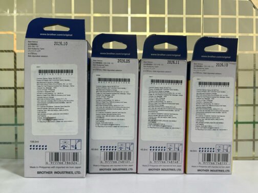 Original ink Brother D60 / BT5000 set of 4 bottle (Bk/C/Y/M) - Image 2
