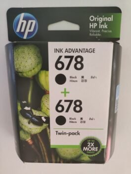 HP 678 Black 2-Pack Ink Cartridge