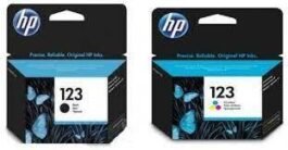 HP 123 Black + Tri-Color (Combo Pack)