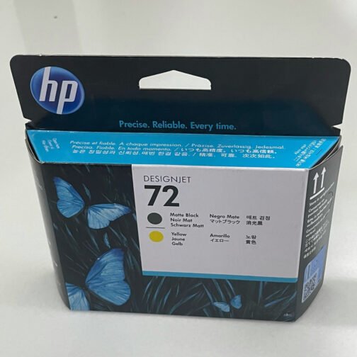 HP 72 Matte Black and Yellow Printhead - Image 2