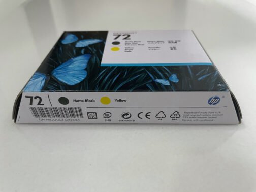 HP 72 Matte Black and Yellow Printhead - Image 3