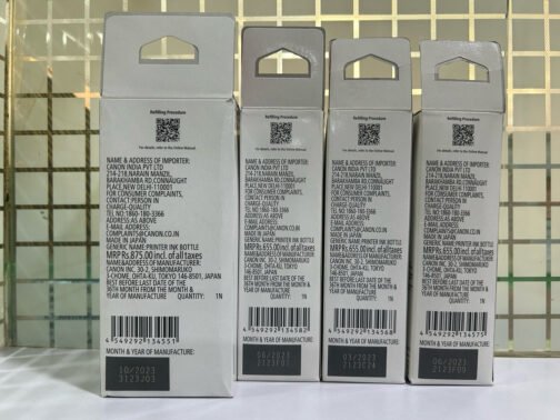 Original ink Canon Pixma GI-70 set of 4 bottle (Bk/C/Y/M) - Image 3