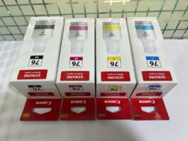 Original ink Canon Pixma GI-76 set of 4 Bottle (Bk/Y/C/M)
