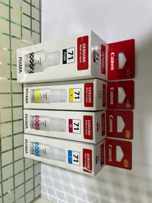 Original ink Canon Pixma 71 set of 4 bottle (Bk/Y/C/M) - Image 3