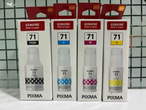 Original ink Canon Pixma 71 set of 4 bottle (Bk/Y/C/M)