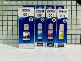 Original ink Epson 001 set of 4 bottle (B/C/Y/M)
