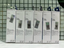 Original ink Epson 011/012 set of 6 bottle (PB/Bk/C/Y/M/Gr)