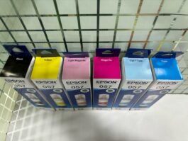 Original ink Epson 057 set of 6 bottle (B/Y/M/C/LC/LM)