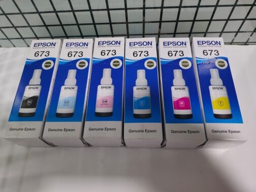 Original ink Epson 673 set of 6 bottle (Bk/Y/M/C/Lc/Lm) - Image 3