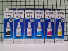 Original ink Epson 673 set of 6 bottle (Bk/Y/M/C/Lc/Lm)