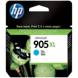HP Officejet 905XL Ink Cartridge, Cyan (T6M05CAA)