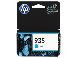 HP Officejet 935 Ink Cartridge, Cyan, (C2P20AA)