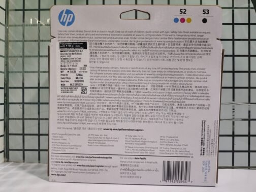 Original ink HP GT52 / GT53 Set of 4 bottle (Bk/Y/C/M) - Image 3