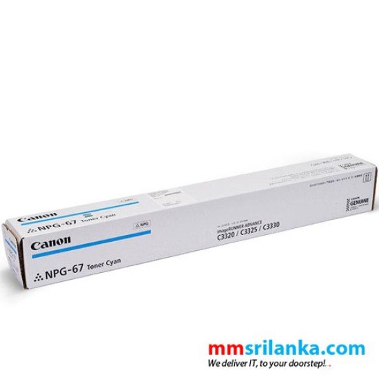 Canon NPG-67 Cyan Tonner Cartridge