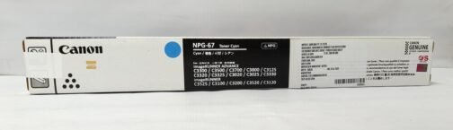 Canon NPG-67 Cyan Tonner Cartridge - Image 2