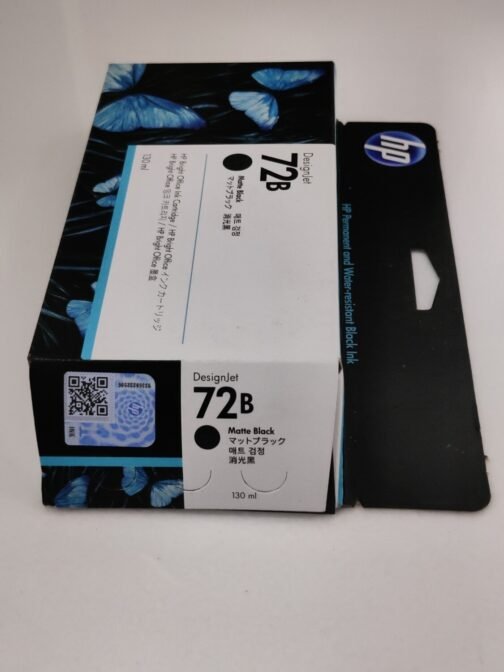 HP DesignJet 72 / 72B Plotter Cartridge, Matte Black, 130ml (3WX06A) - Image 3