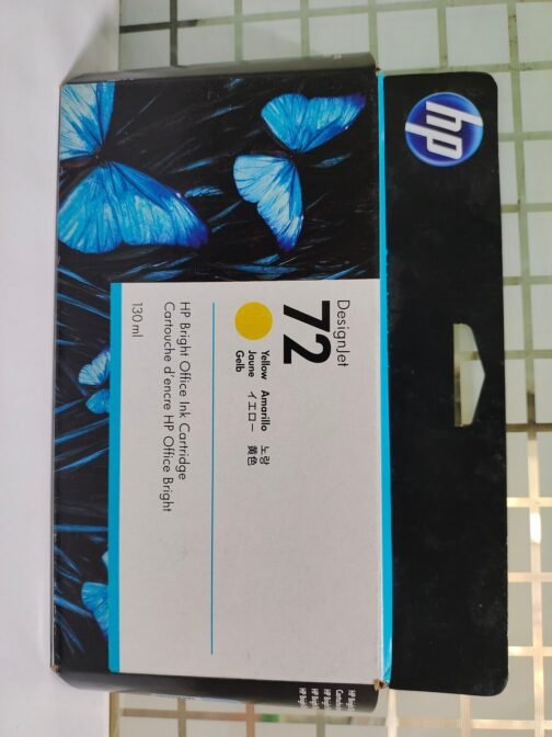 HP DesignJet 72 / 72B Yellow Ink Cartridge, 130ml (C9373A) - Image 3