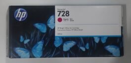 HP DesignJet 728 Magenta Ink Cartridge, 300ml (F9K16A)
