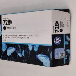HP DesignJet 728 Matte Black Ink Cartridge, 300ml (3WX30A)