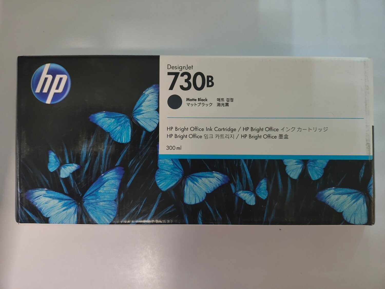 HP 730B 300-ml Matte Black DesignJet Ink Cartridge (3ED51A)