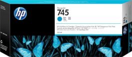 HP 745 300-ml DesignJet Chromatic Ink Cartridge, Cyan