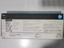 HP 746 Matte Black DesignJet Ink Cartridge, 300ml (P2V83A)