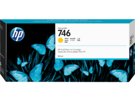 HP 746 Yellow DesignJet Ink Cartridge, 300ml (P2V79A)